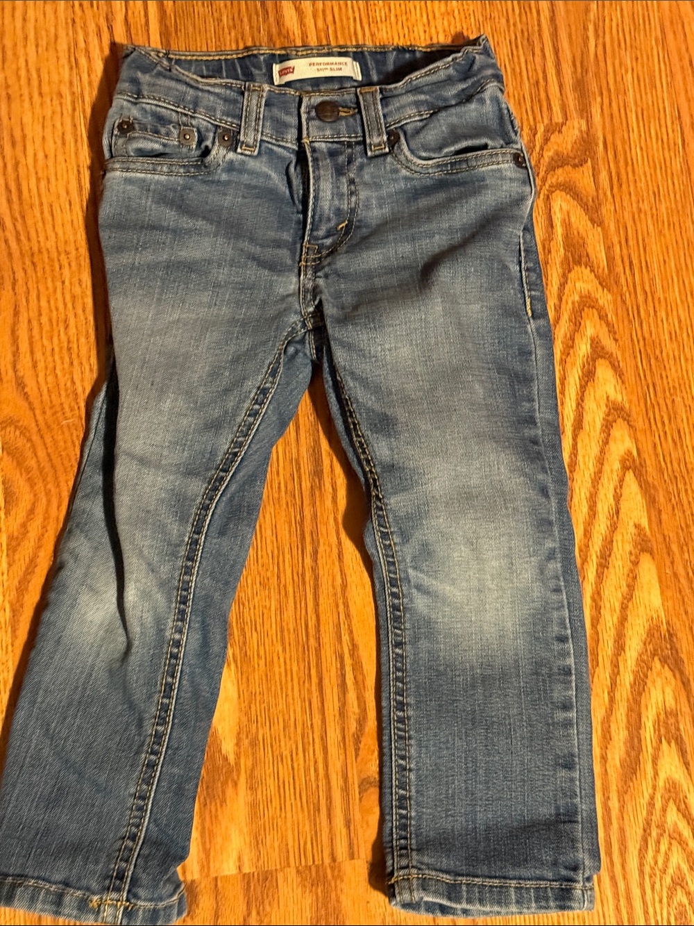 Levi's Light Blue Straight Jeans 3T